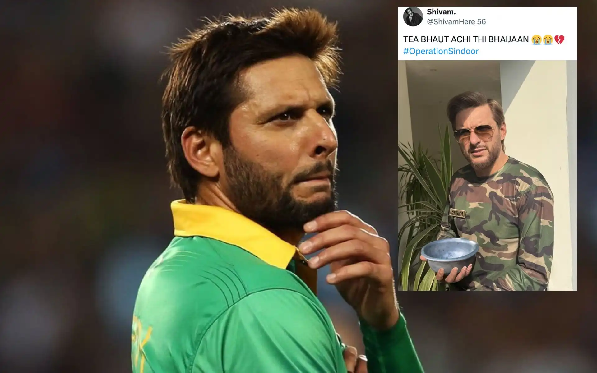 "Shahid Afridi Chai Piyega?" Indians Troll Ex-PAK Captain After Operation Sindoor