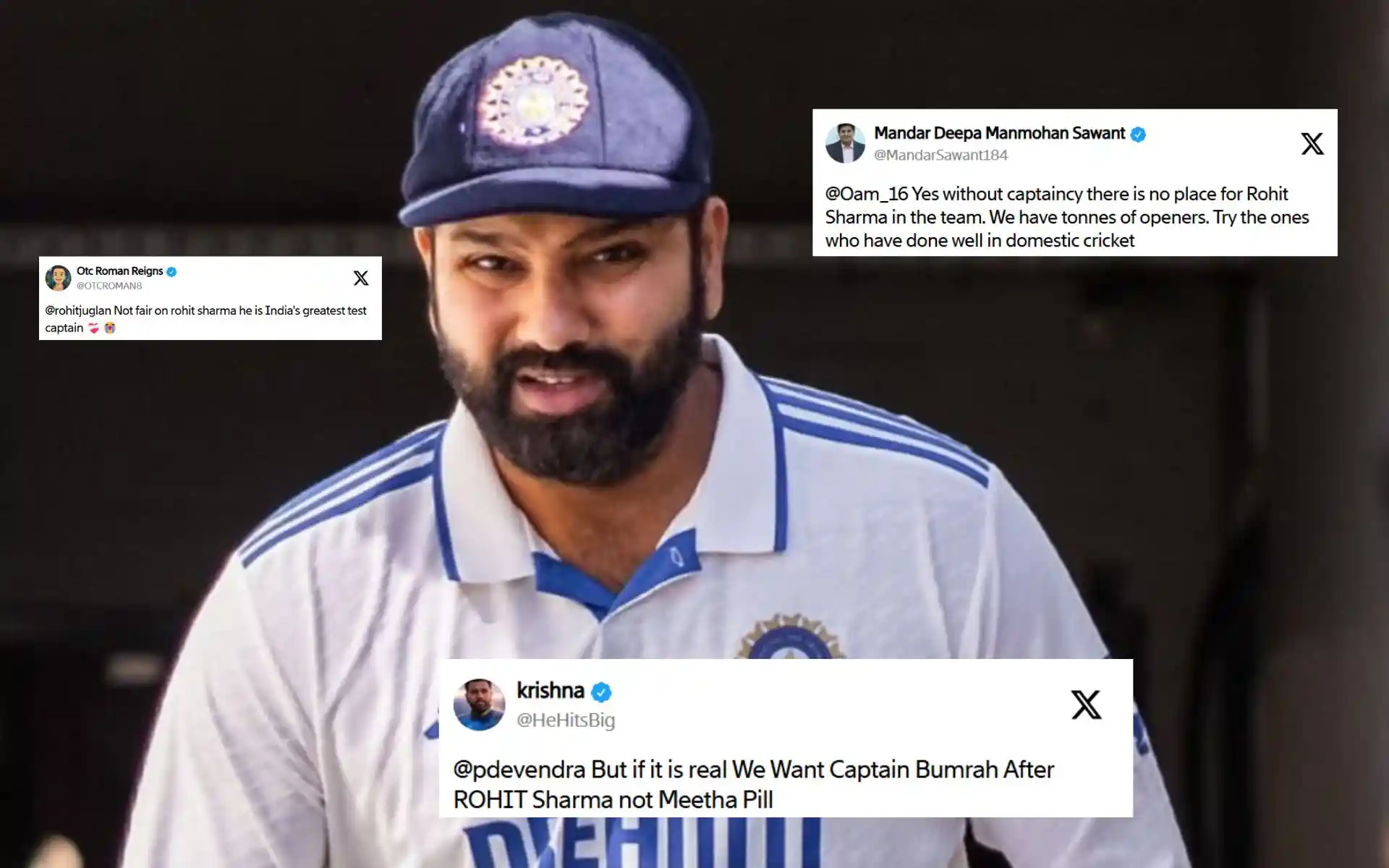 "Kisika Baap Ka Aukat Nahi...": Rohit Sharma's 'Test-Sack' Report Rages Online Debate