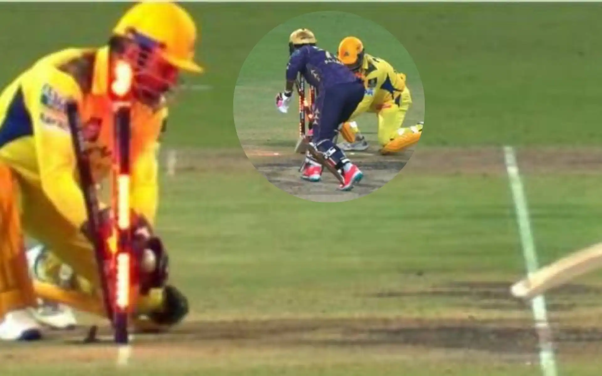 MS Dhoni's stumping against Sunil Narine (Source:@imajityadv/X.com)