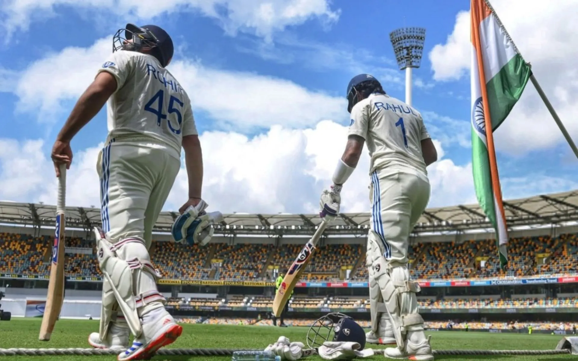 Rohit Sharma and KL Rahul (Source: @CricCrazyJohns/X.com)