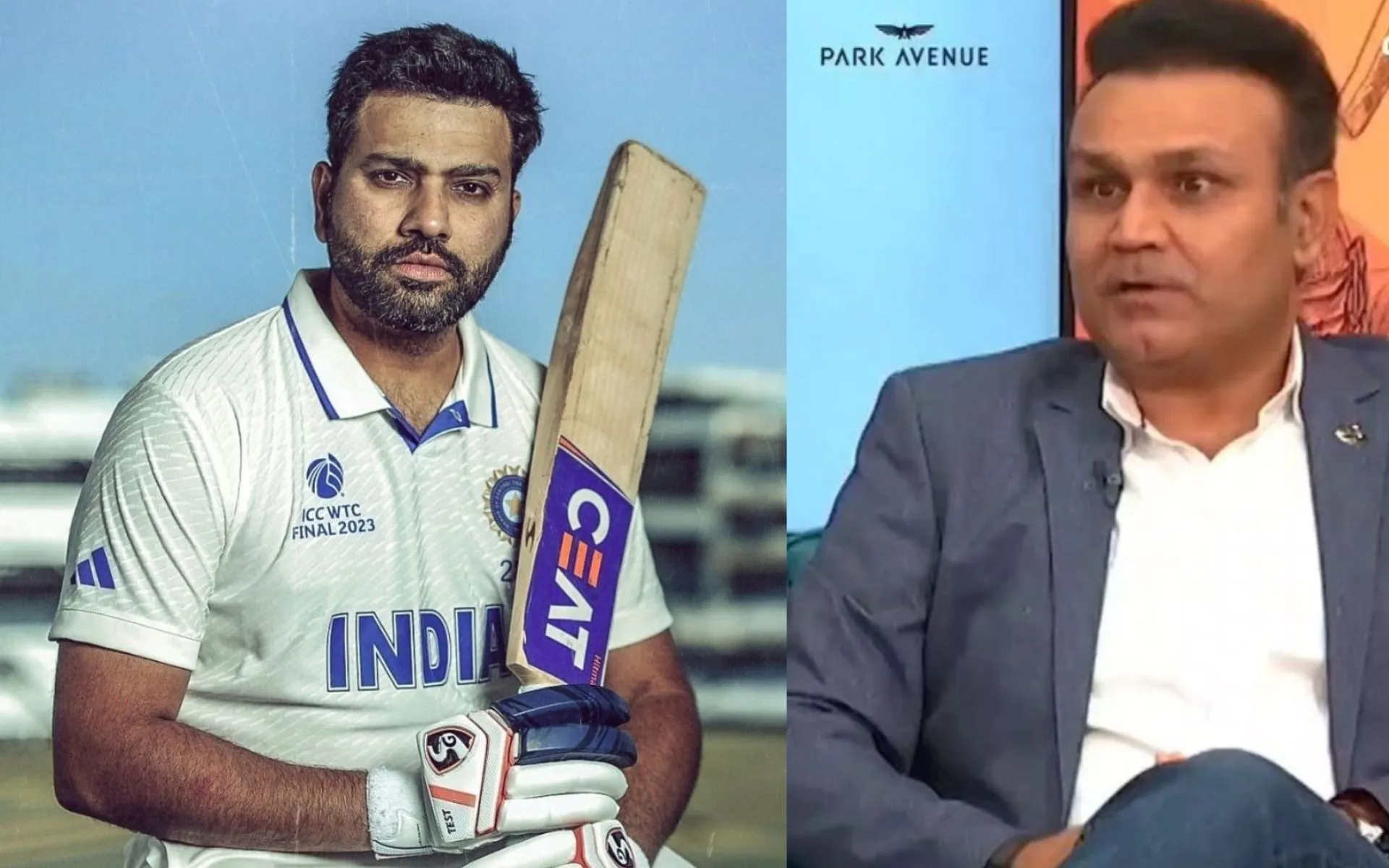 Sehwag praises Rohit Sharma [Source: @HardCricketpix, @Techno3012/X.com]
