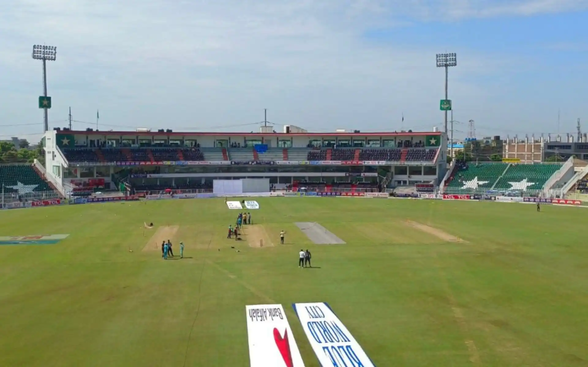 Rawalpindi Cricket Stadium reportedly experienced a drone attack [Source: @IPL2025Auction/X]