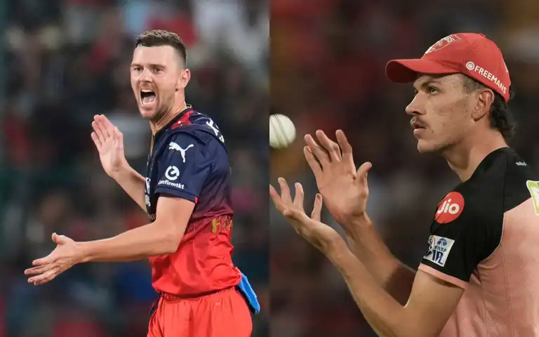 हेज़लवुड और यानसेन [Source: AP]
