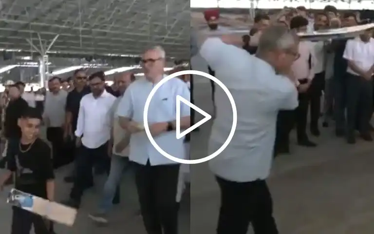 Jammu And Kashmir CM Omar Abdullah Brings Smile To Shell-Shocked Camps With Cricket
