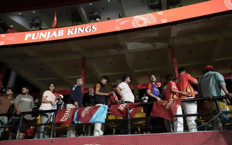 How fans were evacuated [Source: AP Photo]
