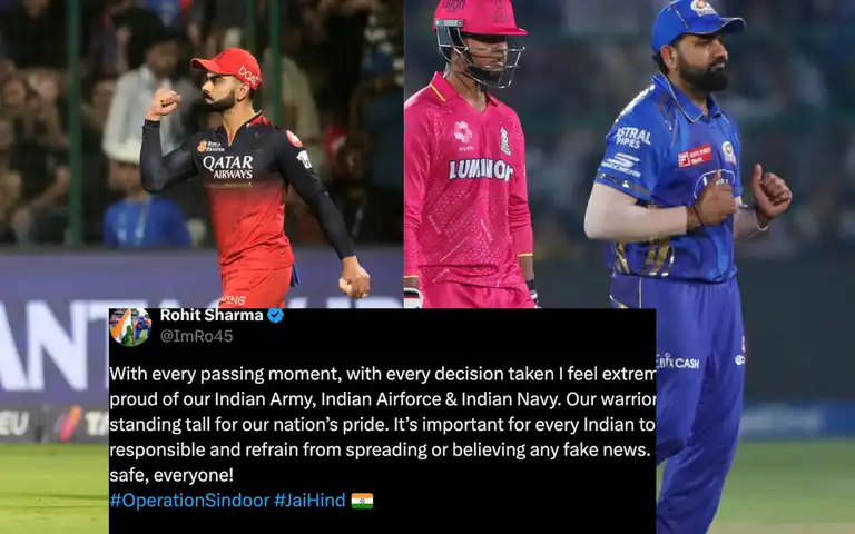 Indian cricketers who thanked Army [Source: AP Photo]
