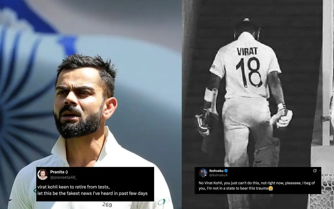 Virat Kohli's in Test cricket (Source:@ikshvaku4,x.com)