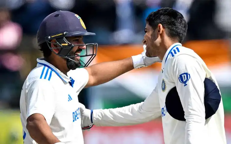 Rohit Sharma & Shubman Gill [Source: @Adwaith_Ro45/x.com]