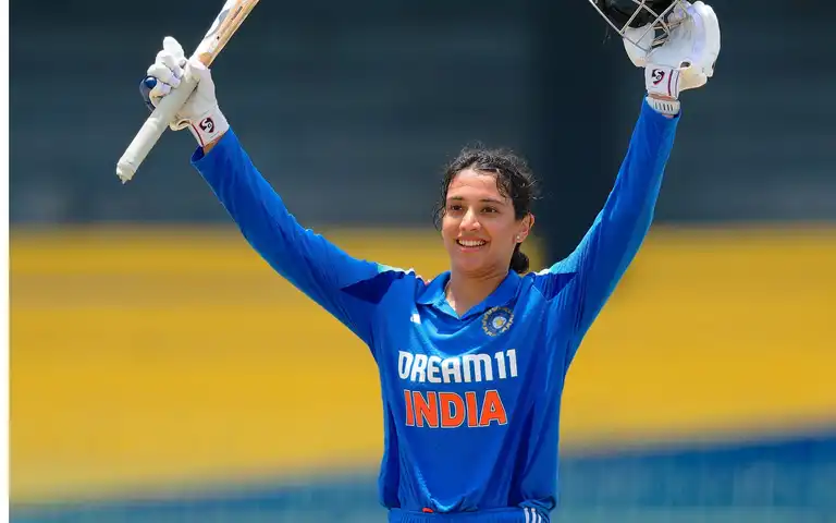 Smriti Mandhana scored a splendid hundred [Source: @BCCIWomen/x.com]