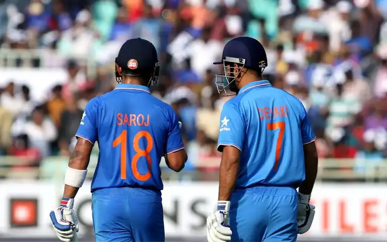Team India with special jerseys [Source: BCCI]