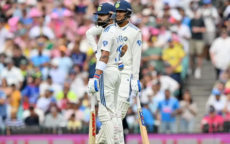 Virat Kohli and Shubman Gill [Source: @SPORTYVISHAL/X.com]