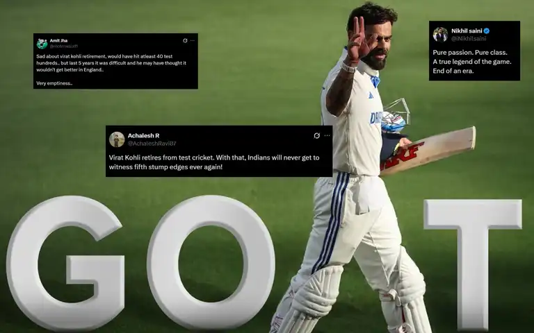 "Will Miss You Virat Kohli": Twitter Bids Emotional Farewell To India Star From Tests