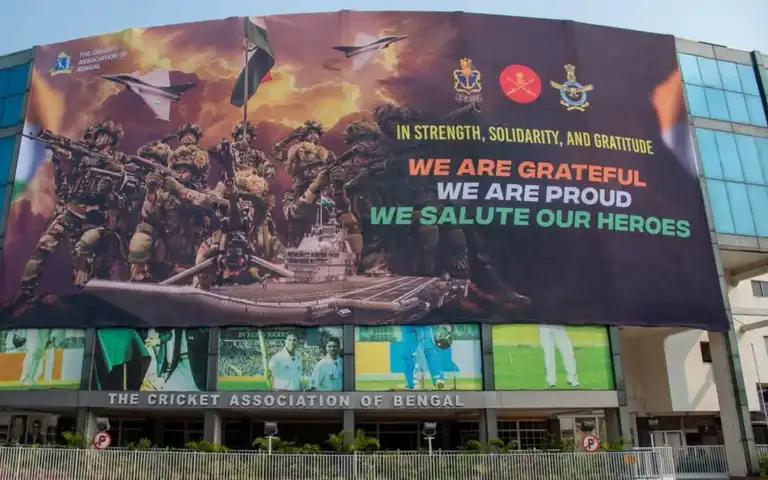 Great Gesture By CAB! Bengal Honours Indian Armed Forces With A Special Gesture