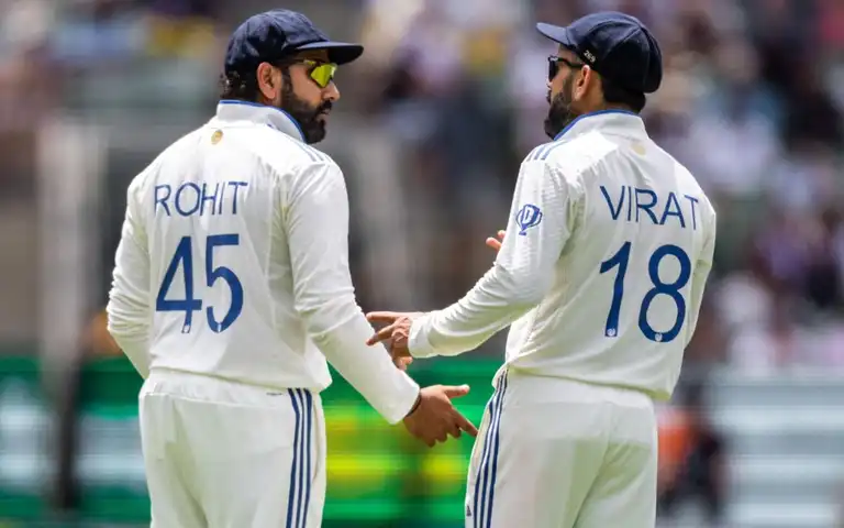 Rohit Sharma and Virat Kohli - (Source : @Johns/X.com)