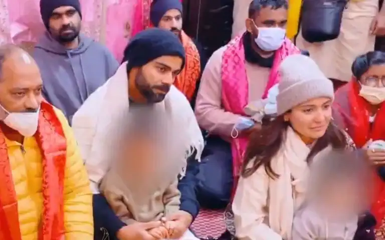 Virat Kohli Finds Peace With Anushka Sharma; Spotted In Vrindavan After Test Retirement