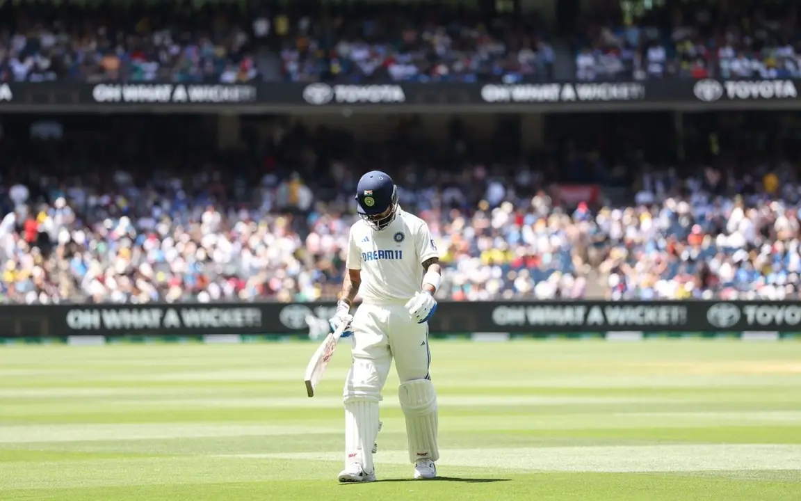 Who dismissed Kohli for last time [Source: @Oam_16/x.com]