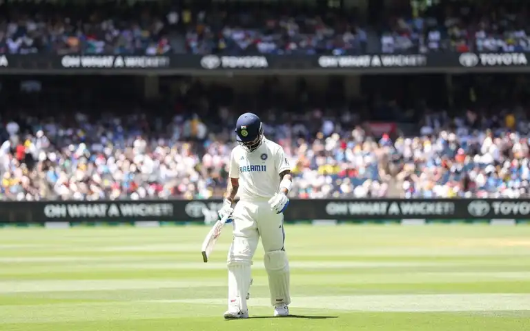 Who dismissed Kohli for last time [Source: @Oam_16/x.com]