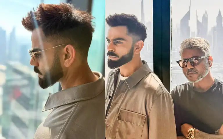 Virat Kohli New Hairstyle (aalimhakim/Instagram.com)