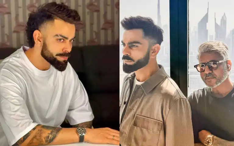Virat Kohli in his iconic hairstyles (X.com) 