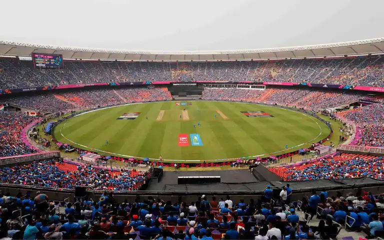 World's largest international cricket ground with a total seating capacity of 1 Lakh+ (www.bcci.tv)  