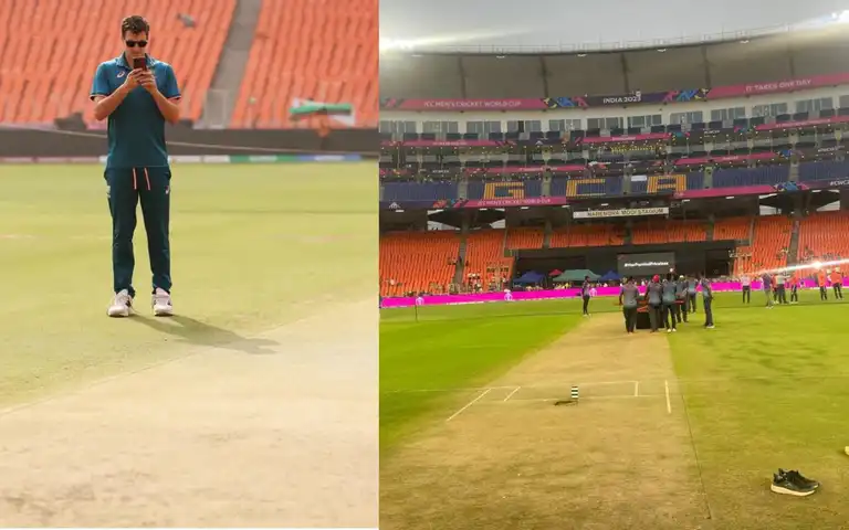 Narendra Modi Stadium has a batting friendly pitch (@ImTanujSingh/X.com)