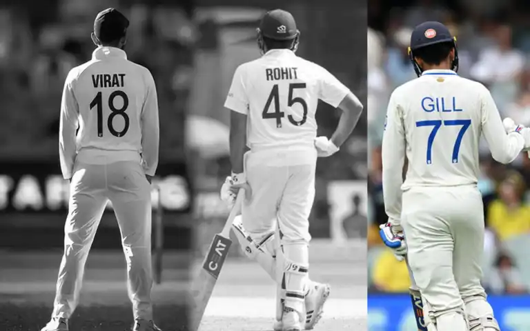 Virat Kohli, Rohit Sharma and Shubman Gill [Source: OneCricket]
