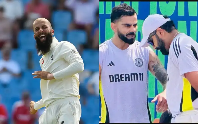 Moeen Ali On Rohit-Kohli's Absence (Source: @rushiii_12/x.com, @bbctms/x.com)