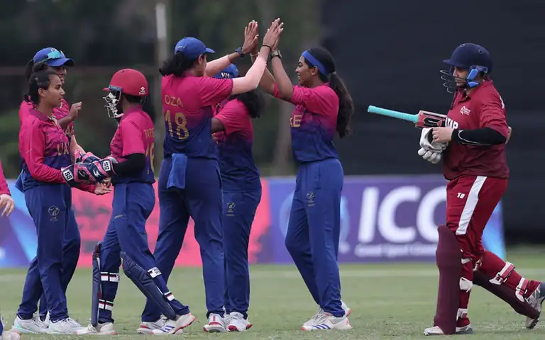 UAE Women will take on Qatar Women [Source: @ghosh_annesha/X.com]