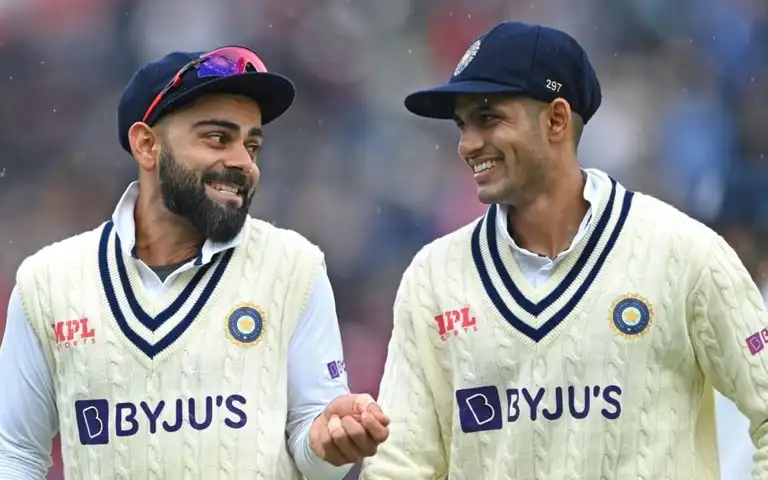 Virat Kohli and Shubman Gill [Source: @mufaddal_vohra/x]