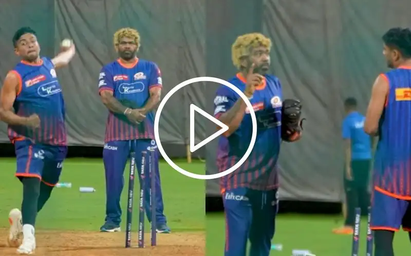 "Perfect!" Lasith Malinga In Action As MI's New Weapon Gets Legendary Masterclass
