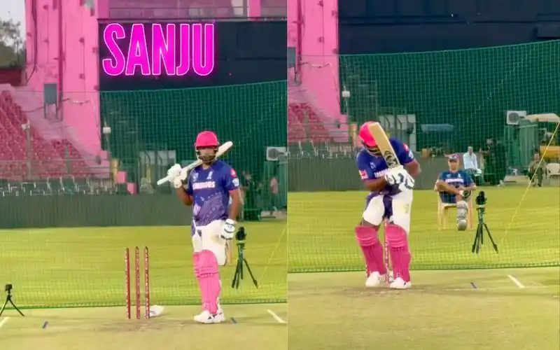 Sanju Samson Hits The Nets; Proves Readiness For IPL 2025 After Rehabilitation