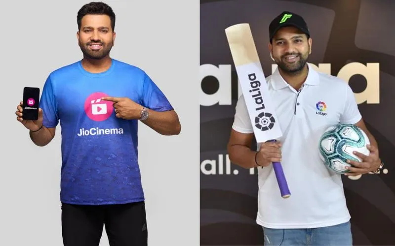 Rohit Sharma Endorses National as well International brands (X.com)
