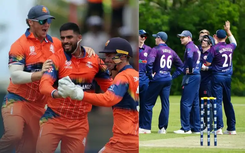 Scotland vs Netherlands (Source:@ICC, CricketScotland, x.com)
