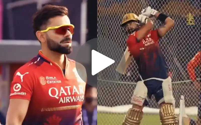 Virat Kohli Hits The Nets For IPL 2025 In First Practice Session Since Test Retirement