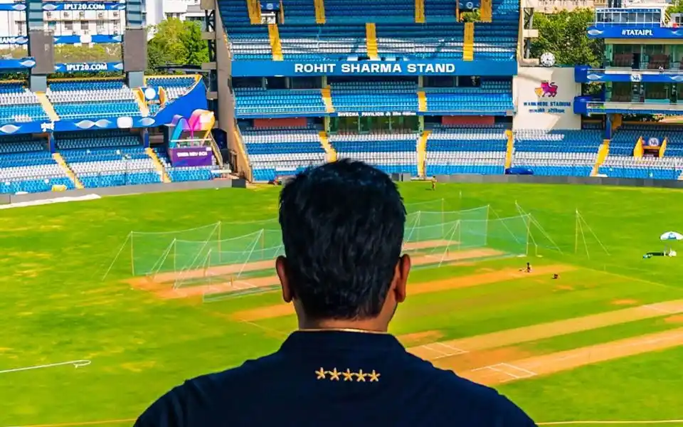 Rohit Sharma Stand at Wankhede Stadium [Source: @mipaltan/x]