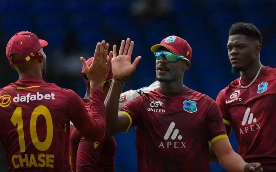 West Indies players [Source: @windiescricket/x]