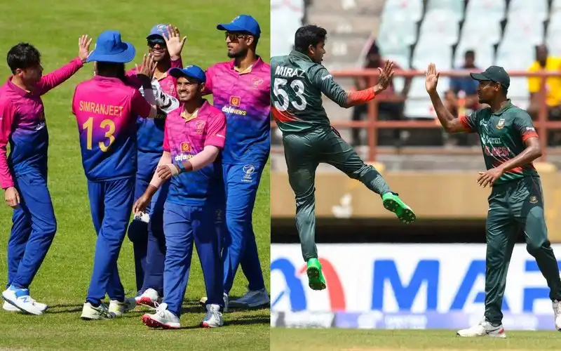 UAE and Bangladesh players [Source: @EmiratesCricket, @ICC/x]