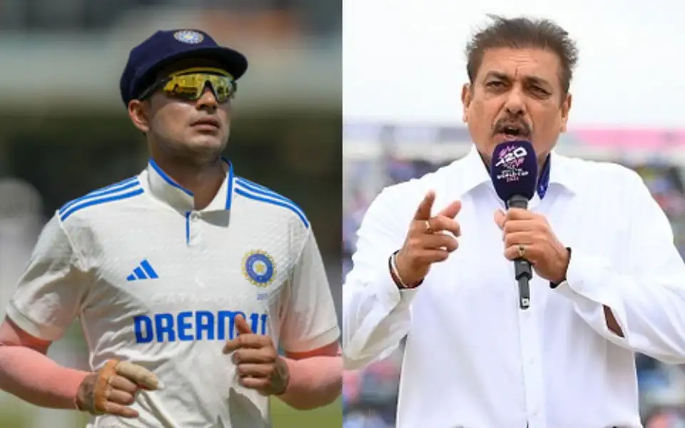 Shubman Gill and Ravi Shastri [Source: @AhmedGT_/X]