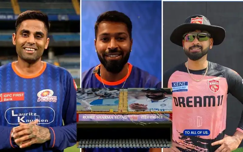 Pandya, Iyer, Bumrah, Jaiswal Pour Wishes As Rohit Gets Wankhede Stand After His Name