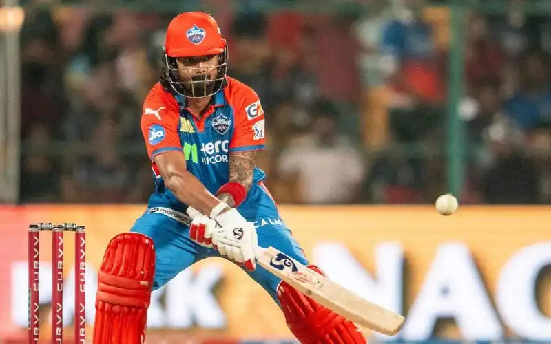 KL Rahul in IPL 2025 (Source:@ImTanujSingh,x.com)