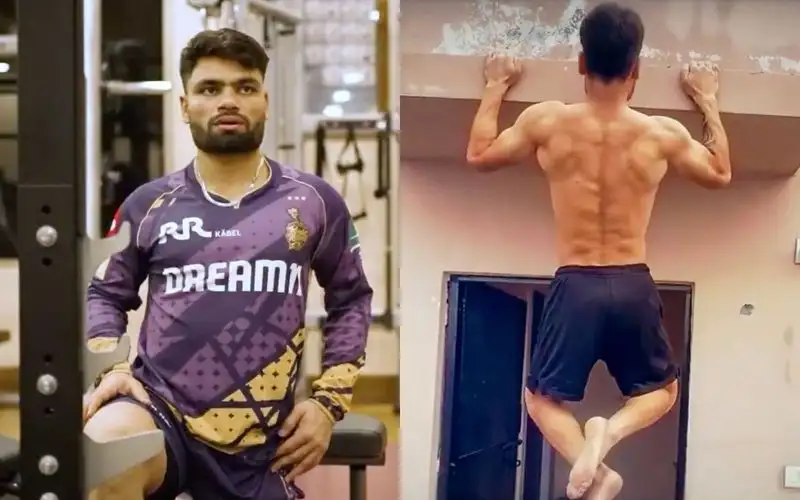 Rinku Singh Spills Fitness Secret [Source: @KKRiders/X.com]