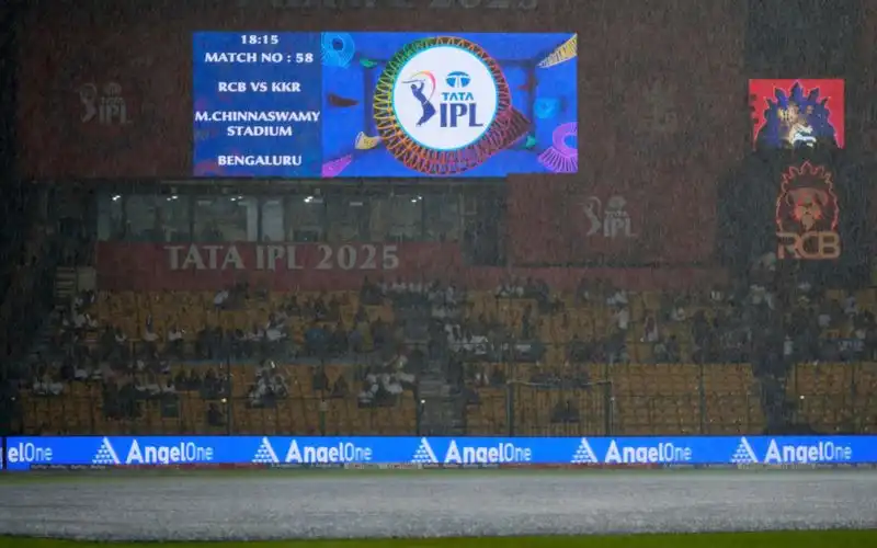 M. Chinnaswamy Stadium in Bengaluru ahead of RCB vs KKR Match [Source: AP Photos]