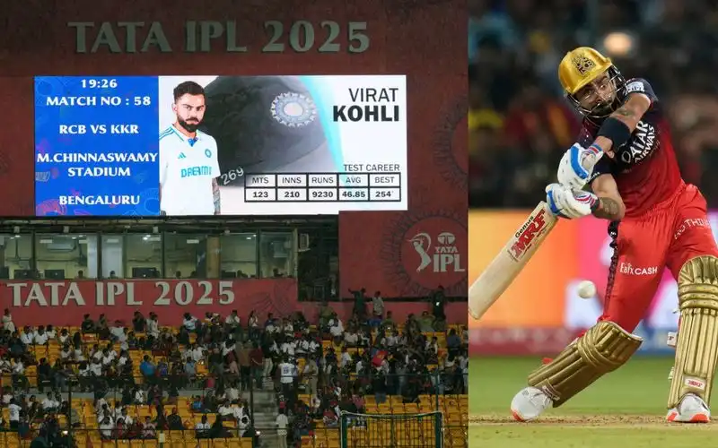 Virat Kohli and the M. Chinnaswamy Stadium [Source: AP Photos]