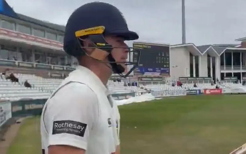 James Minto's Half-Century (Source: @DurhamCricket/x.com)