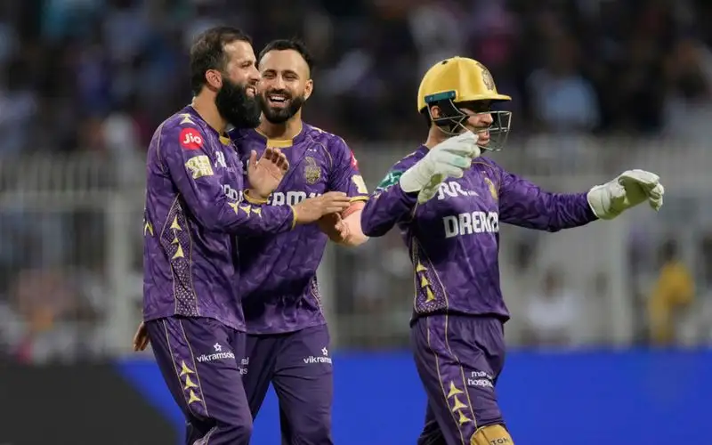 Moeen Ali, Ramandeep Singh and Rahmanullah Gurbaz [Source: AP Photos]