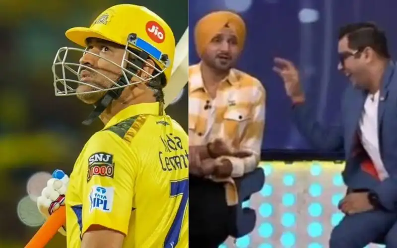 Harbhajan Singh sparks controversy [Source: @IPL2025Auction]
