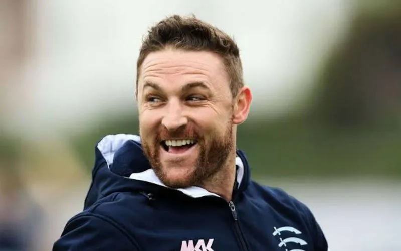  Brendon McCullum England's head coach (Source:@academy_dinda,x.com)