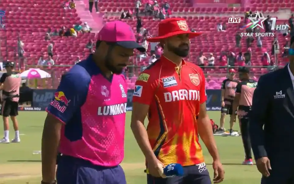 RR vs PBKS toss (Source:@MohammadFa83199,x.com)