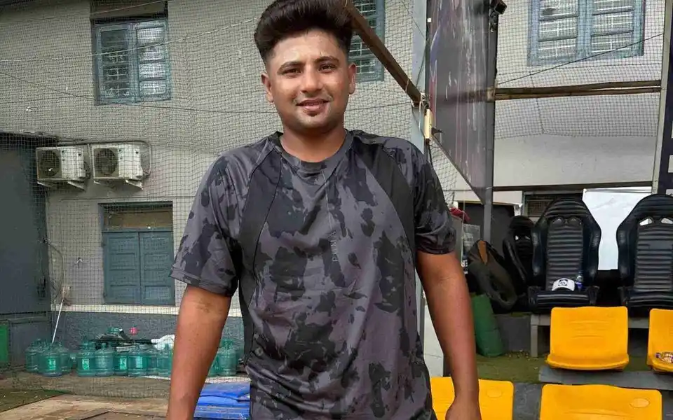 Sarfaraz Khan after losing 10 KG (Source: @irishabhparmar/X.com)