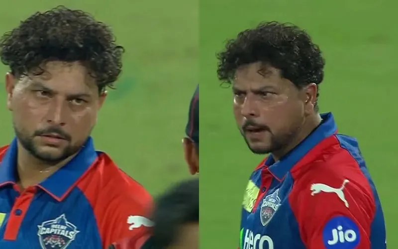 Kuldeep Yadav gets furious [Source: @ashmohan197/X.com]